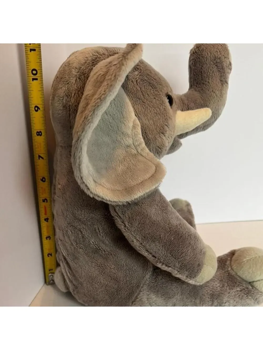 Build-A-Bear Workshop Gray Elephant Plush Toy, approximately 11” seated